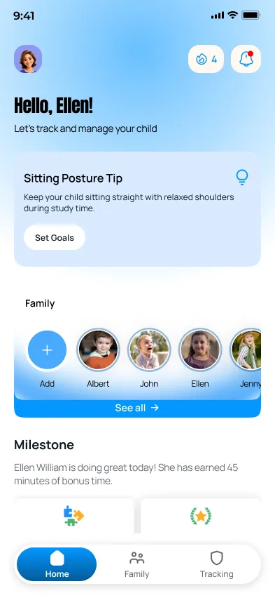 PostureGuard home